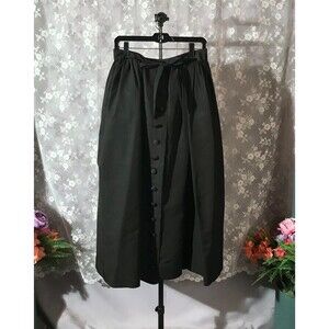 Antique Edwardian Black Skirt Size Small 1910s 1900s Dark Gothic Victorian Goth